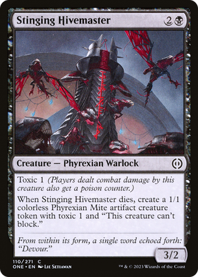 Magic: The Gathering - Stinging Hivemaster Foil - Phyrexia: All Will Be One