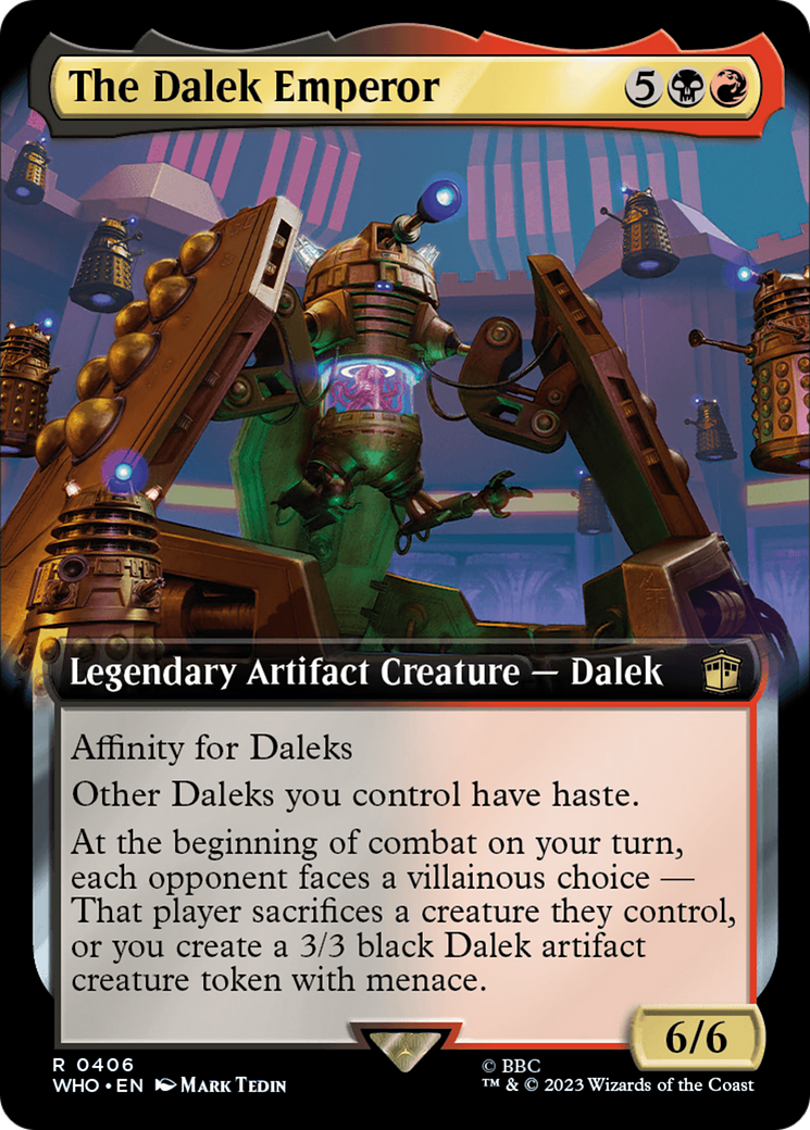 Magic: The Gathering - The Dalek Emperor Foil - Doctor Who
