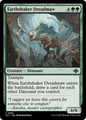 Magic: The Gathering - Earthshaker Dreadmaw Foil - The Lost Caverns of Ixalan