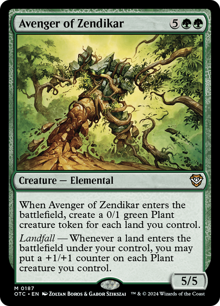 Magic: The Gathering - Avenger of Zendikar - Outlaws of Thunder Junction Commander