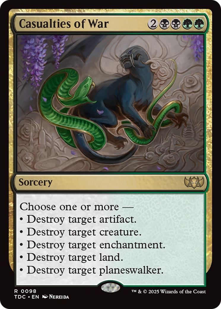 Magic: The Gathering - Casualties of War - Tarkir: Dragonstorm Commander