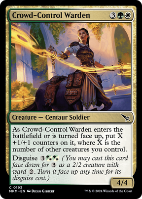 Magic: The Gathering - Crowd-Control Warden - Murders at Karlov Manor