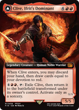 Magic: The Gathering - Clive, Ifrit's Dominant // Ifrit, Warden of Inferno - Final Fantasy