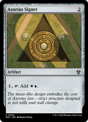 Magic: The Gathering - Azorius Signet - Murders at Karlov Manor Commander