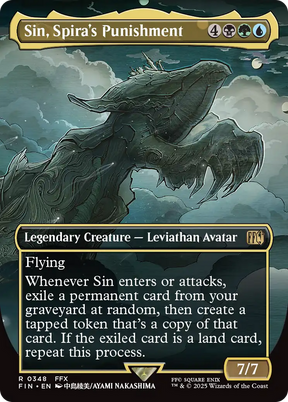 Magic: The Gathering - Sin, Spira's Punishment Foil - Final Fantasy