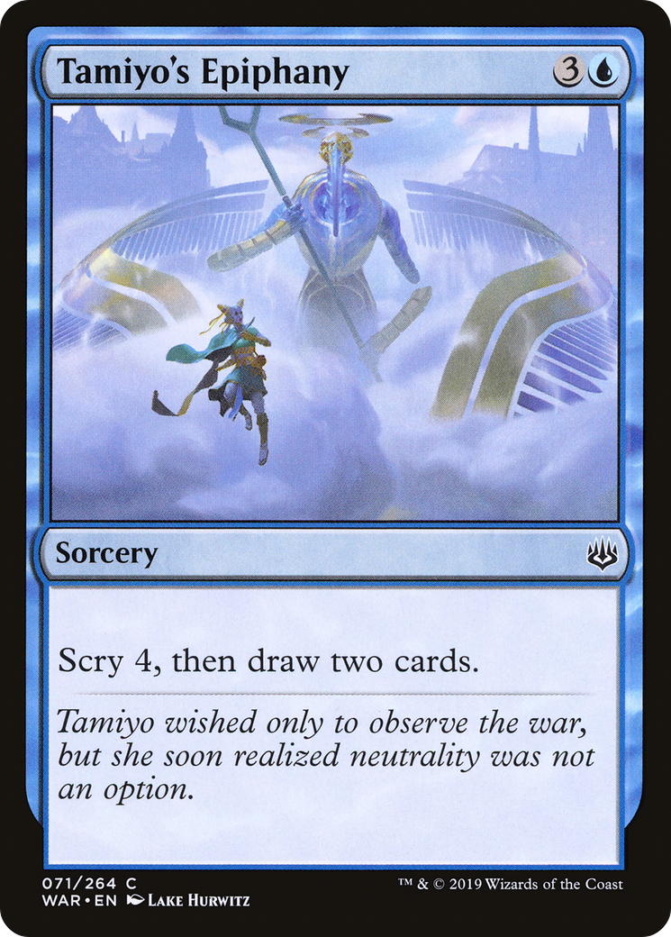 Magic: The Gathering - Tamiyo's Epiphany Foil - War of the Spark