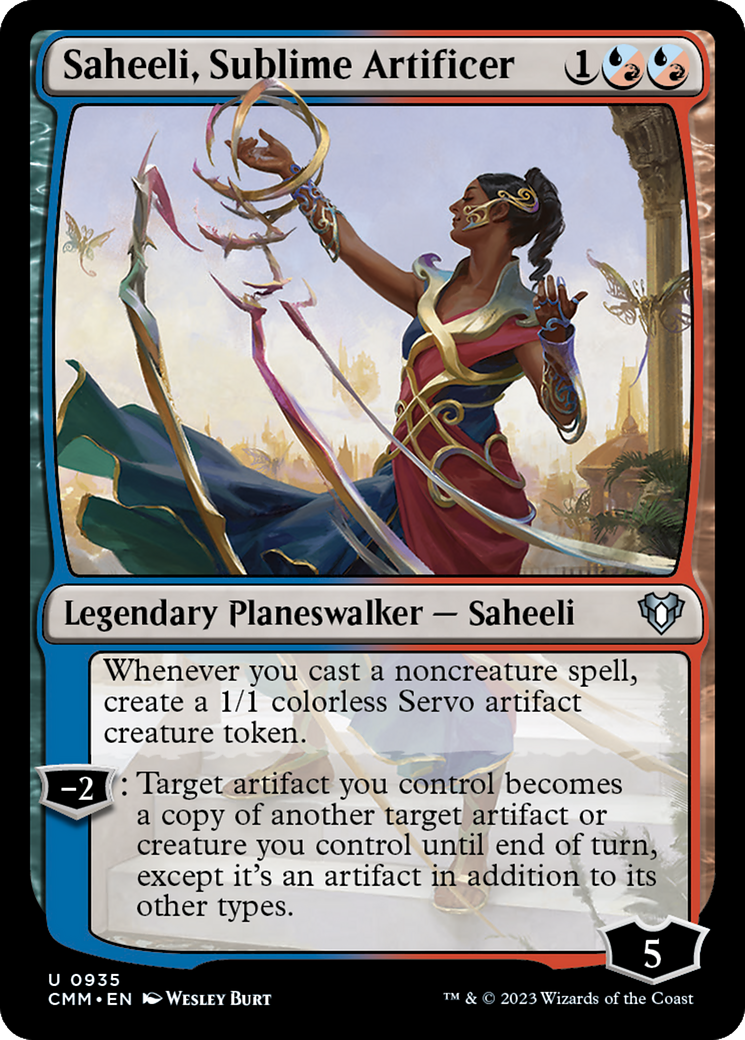 Magic: The Gathering - Saheeli, Sublime Artificer - Commander Masters