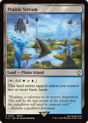 Magic: The Gathering - Prairie Stream - Final Fantasy Commander