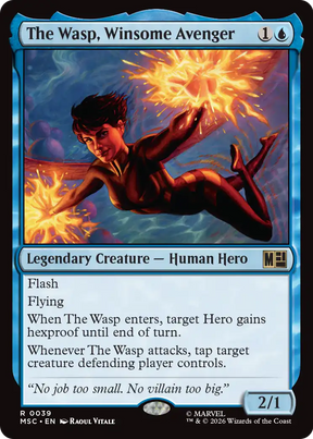 Magic: The Gathering - The Wasp, Winsome Avenger - Marvel Super Heroes Commander