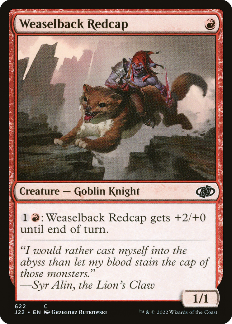 Magic: The Gathering - Weaselback Redcap - Jumpstart 2022