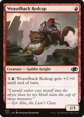 Magic: The Gathering - Weaselback Redcap - Jumpstart 2022