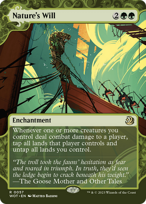 Magic: The Gathering - Nature's Will - Wilds of Eldraine: Enchanting Tales