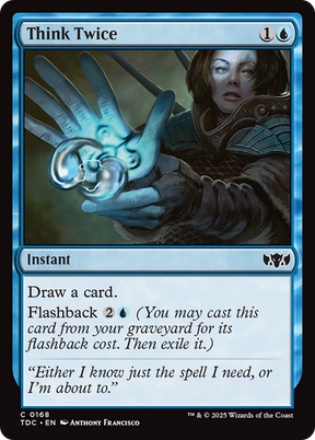 Magic: The Gathering - Think Twice - Tarkir: Dragonstorm Commander