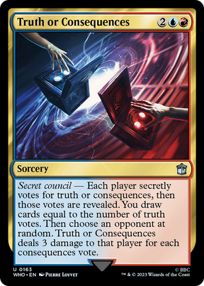 Magic: The Gathering - Truth or Consequences Foil - Doctor Who