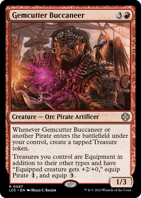 Magic: The Gathering - Gemcutter Buccaneer - The Lost Caverns of Ixalan Commander