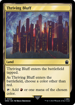 Magic: The Gathering - Thriving Bluff Foil - Doctor Who