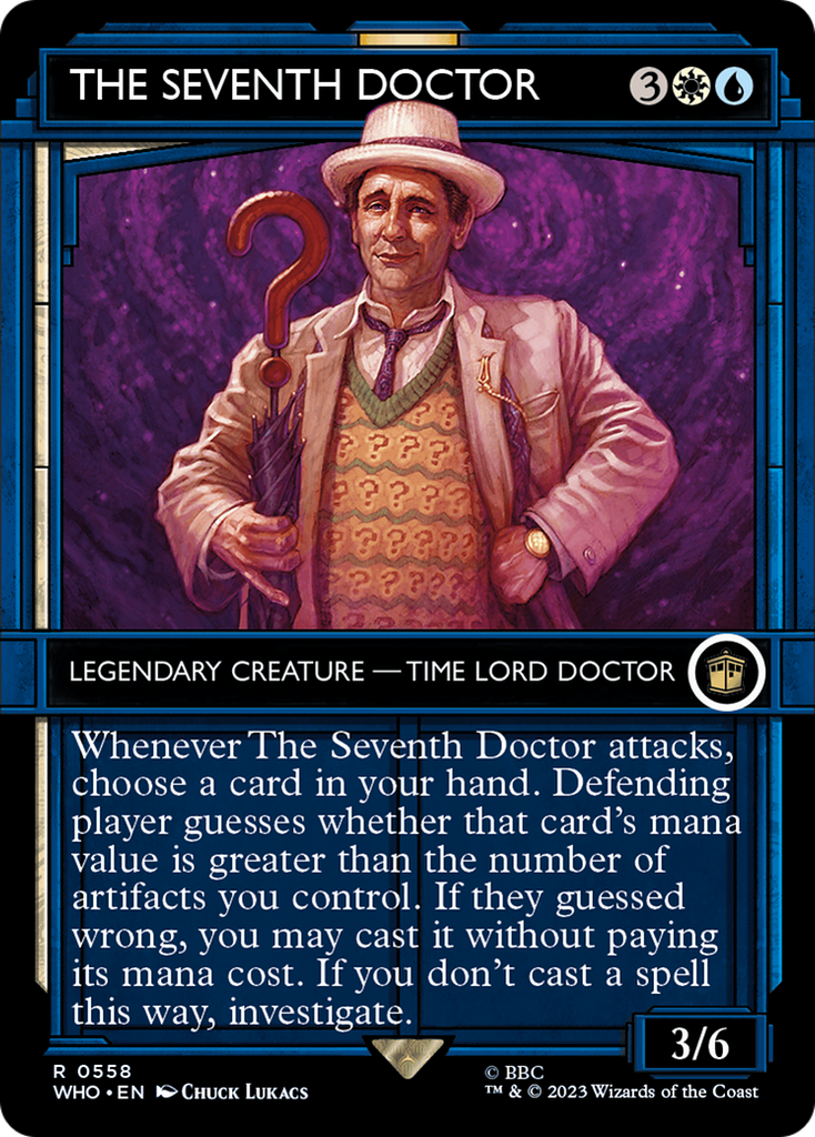 Magic: The Gathering - The Seventh Doctor Foil - Doctor Who