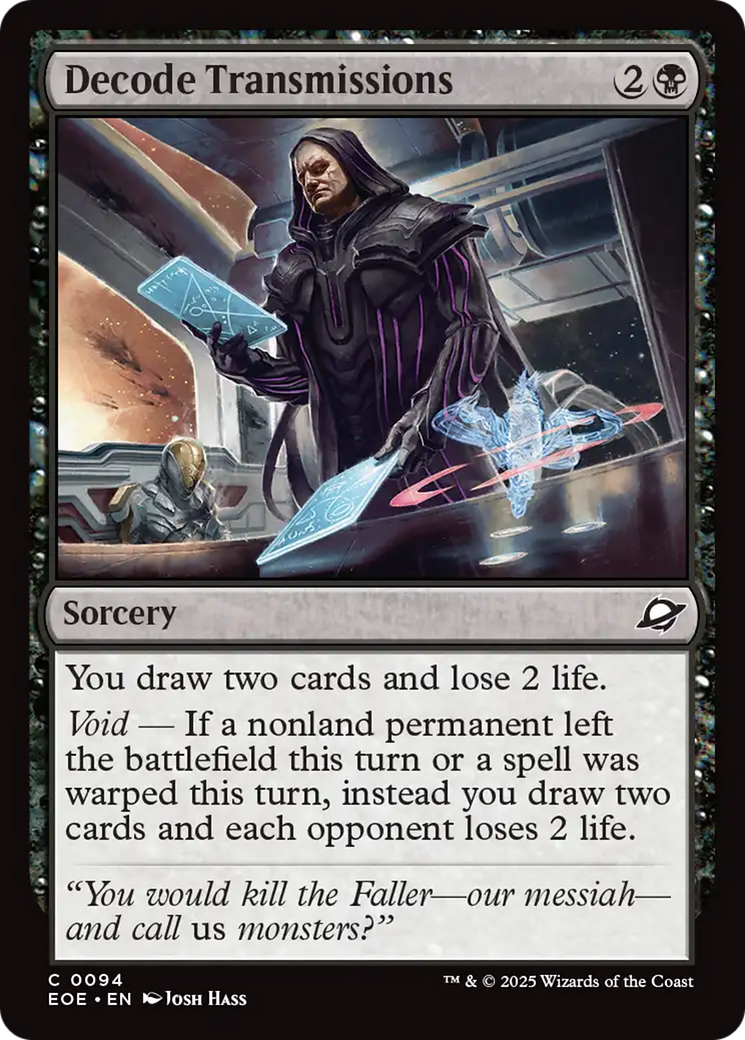 Magic: The Gathering - Decode Transmissions - Edge of Eternities