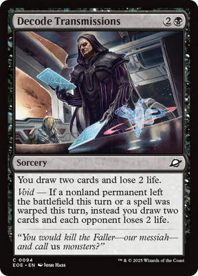 Magic: The Gathering - Decode Transmissions - Edge of Eternities