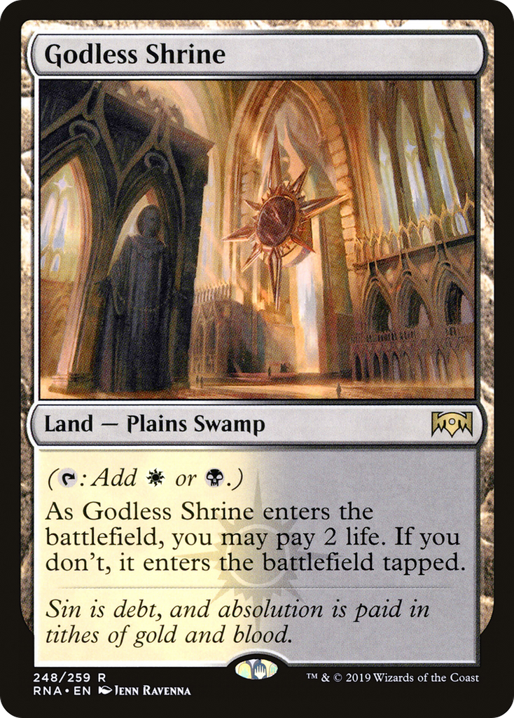 Magic: The Gathering - Godless Shrine Foil - Ravnica Allegiance