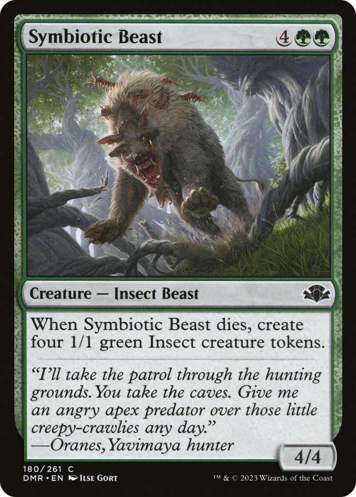 Magic: The Gathering - Symbiotic Beast - Dominaria Remastered