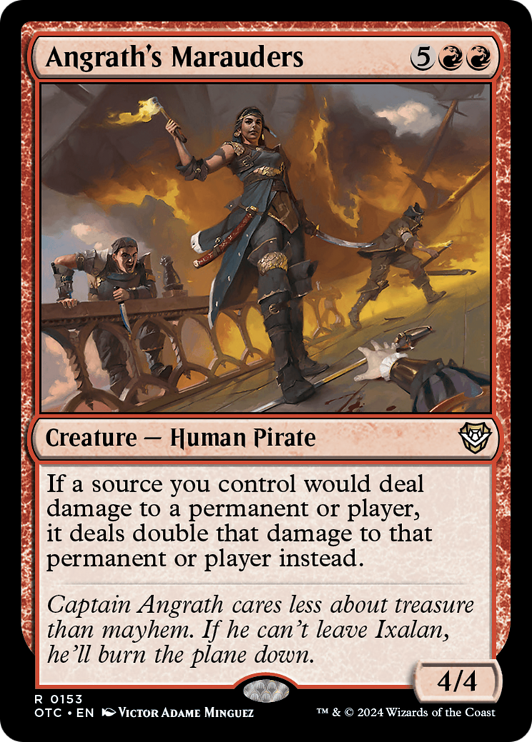 Magic: The Gathering - Angrath's Marauders - Outlaws of Thunder Junction Commander