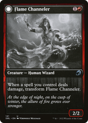 Magic: The Gathering - Flame Channeler // Embodiment of Flame Foil - Innistrad: Double Feature