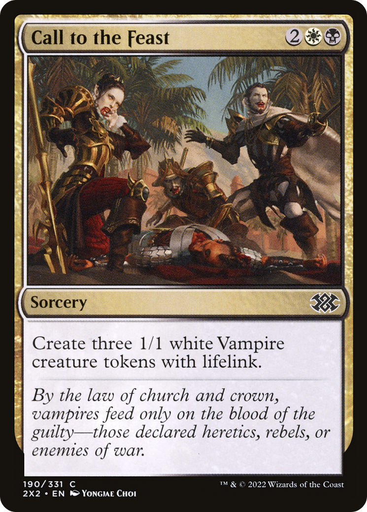 Magic: The Gathering - Call to the Feast Foil - Double Masters 2022