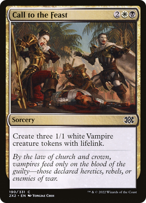 Magic: The Gathering - Call to the Feast Foil - Double Masters 2022