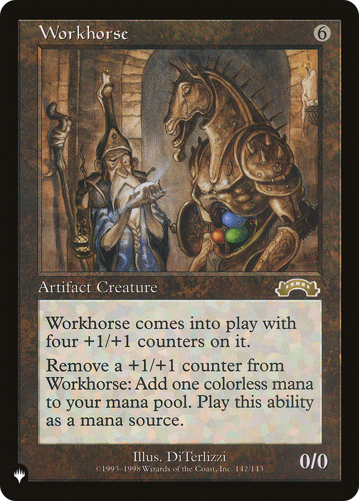 Magic: The Gathering - Workhorse - The List