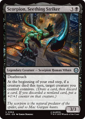 Magic: The Gathering - Scorpion, Seething Striker - Marvel's Spider-Man