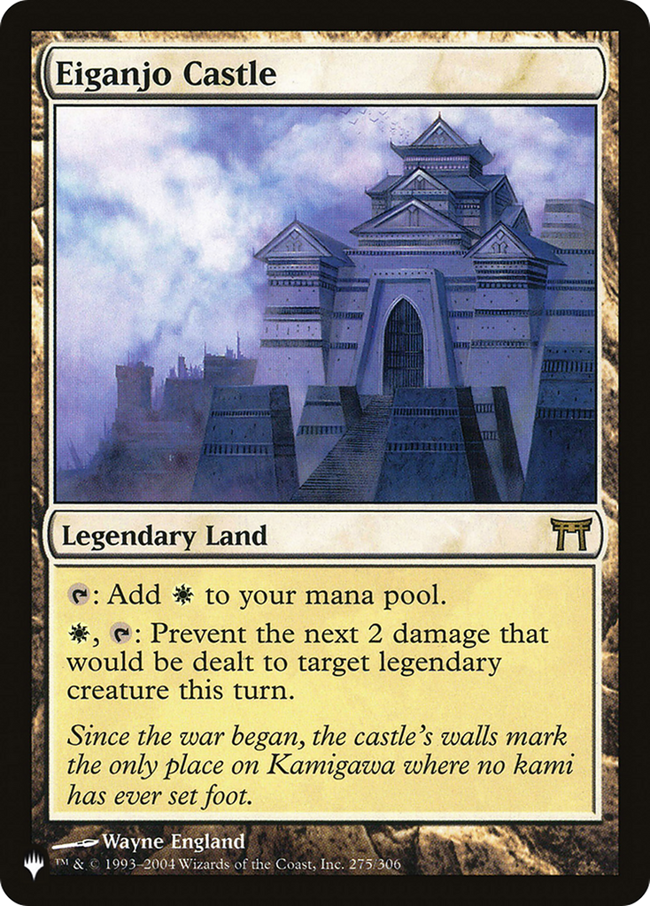 Magic: The Gathering - Eiganjo Castle - The List