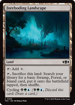 Magic: The Gathering - Foreboding Landscape - Tarkir: Dragonstorm Commander