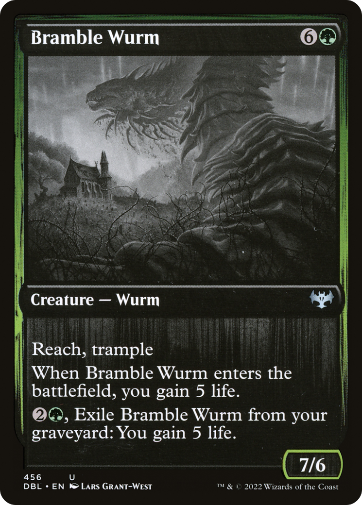 Magic: The Gathering - Bramble Wurm Foil - Innistrad: Double Feature