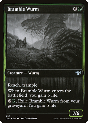 Magic: The Gathering - Bramble Wurm Foil - Innistrad: Double Feature