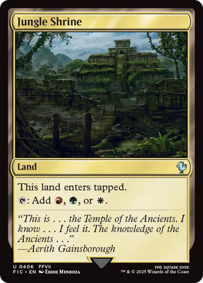 Magic: The Gathering - Jungle Shrine - Final Fantasy Commander