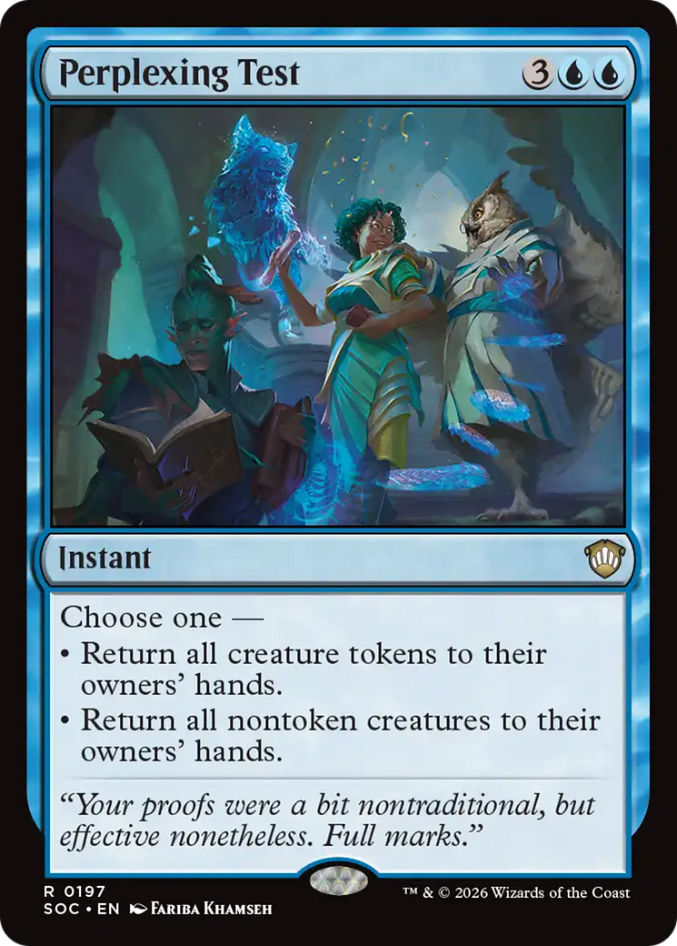 Magic: The Gathering - Perplexing Test - Secrets of Strixhaven Commander