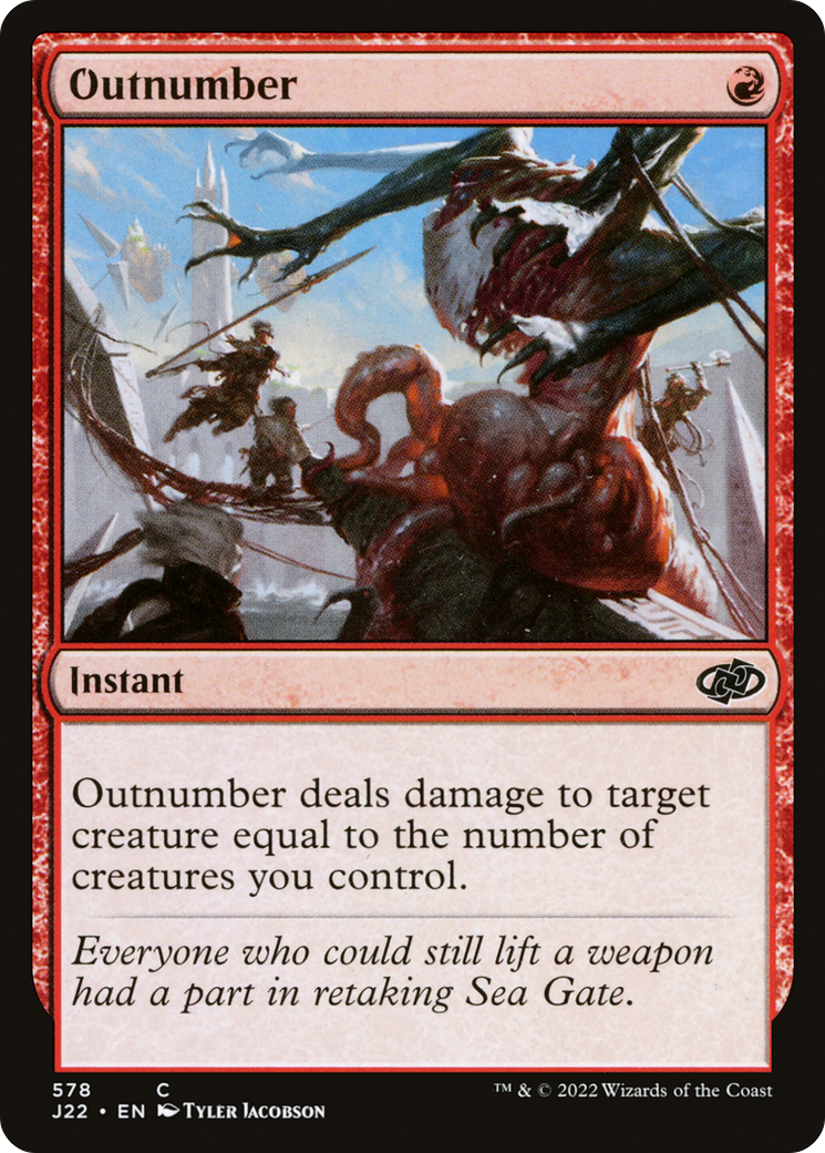 Magic: The Gathering - Outnumber - Jumpstart 2022