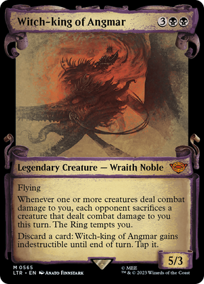Magic: The Gathering - Witch-king of Angmar Foil - The Lord of the Rings: Tales of Middle-earth
