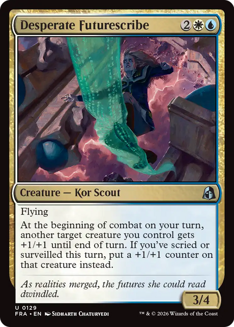 Magic: The Gathering - Desperate Futurescribe - Reality Fracture