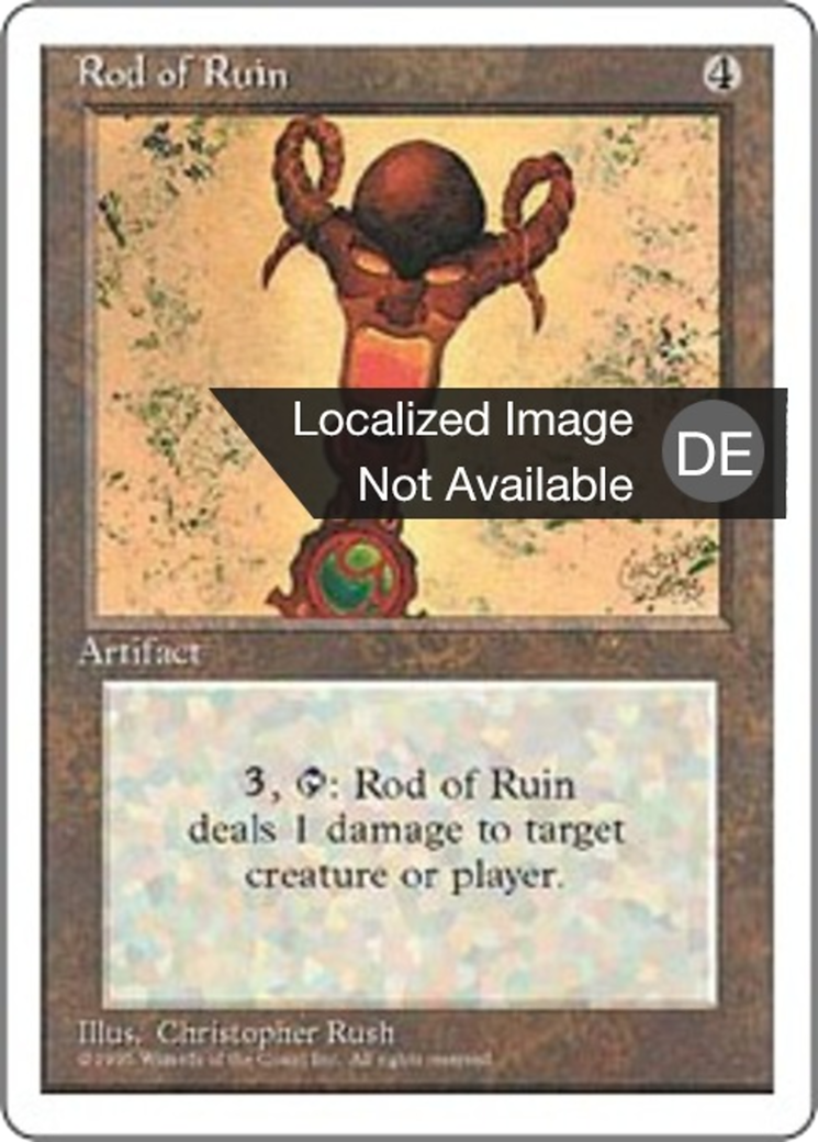 Magic: The Gathering - Stab des Verderbens - Fourth Edition