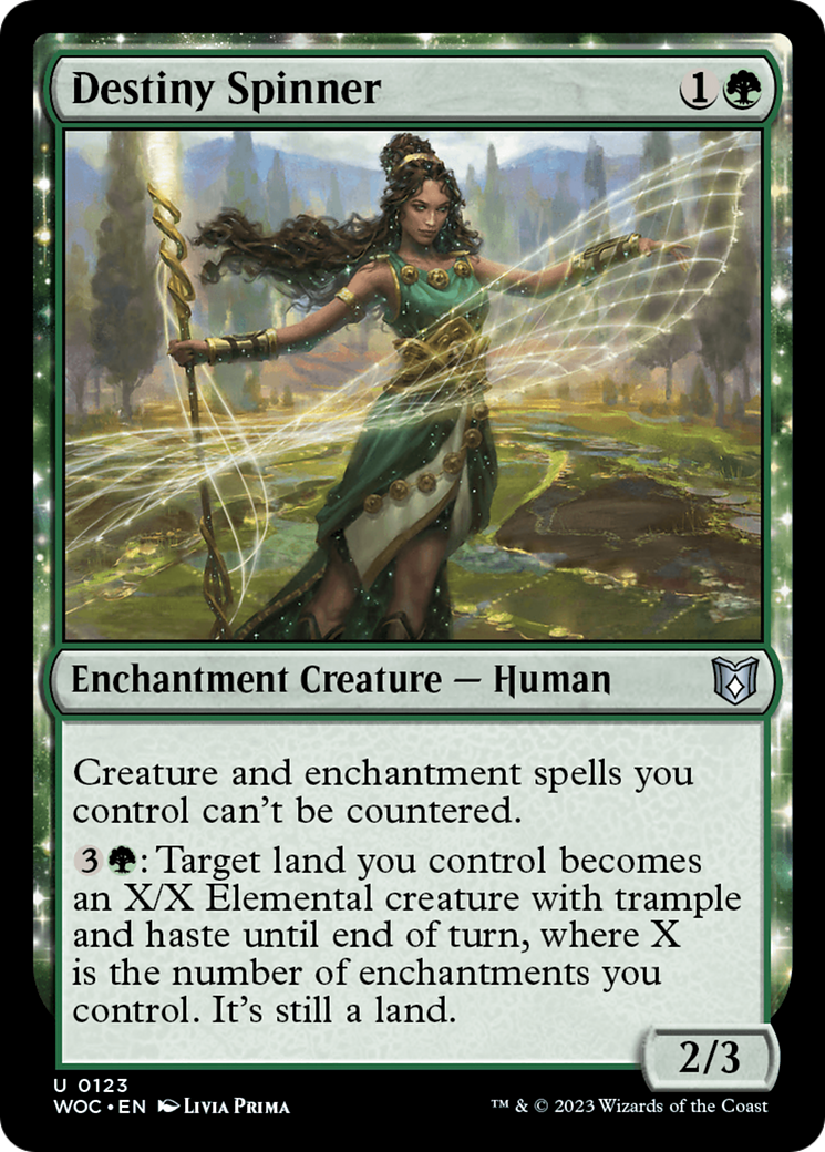Magic: The Gathering - Destiny Spinner - Wilds of Eldraine Commander