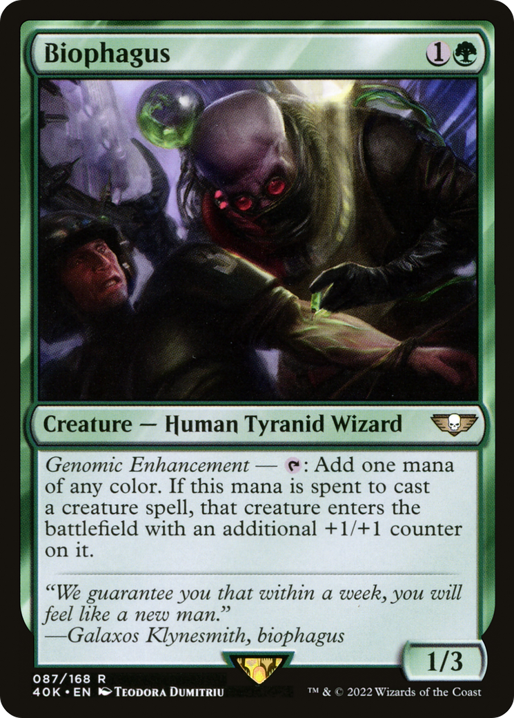 Magic: The Gathering - Biophagus - Warhammer 40000 Commander