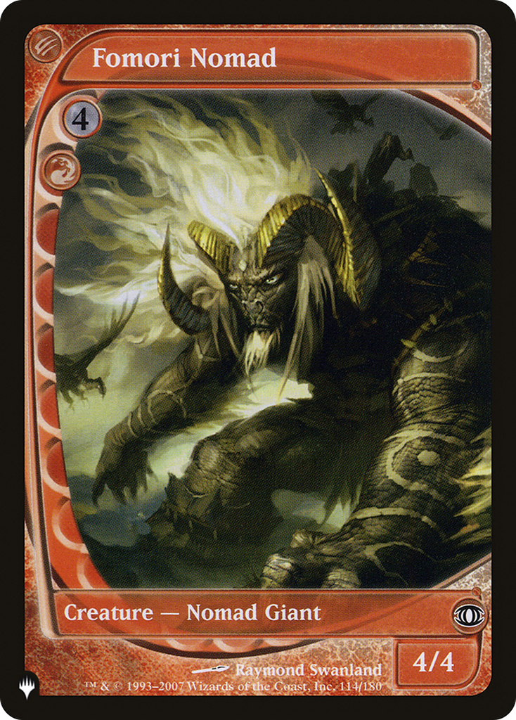 Magic: The Gathering - Fomori Nomad - The List