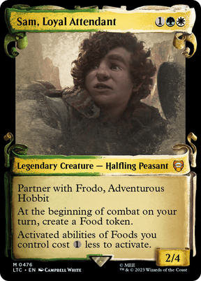 Magic: The Gathering - Sam, Loyal Attendant Foil - Tales of Middle-earth Commander