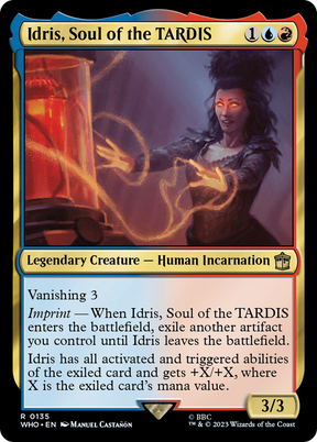 Magic: The Gathering - Idris, Soul of the TARDIS Foil - Doctor Who