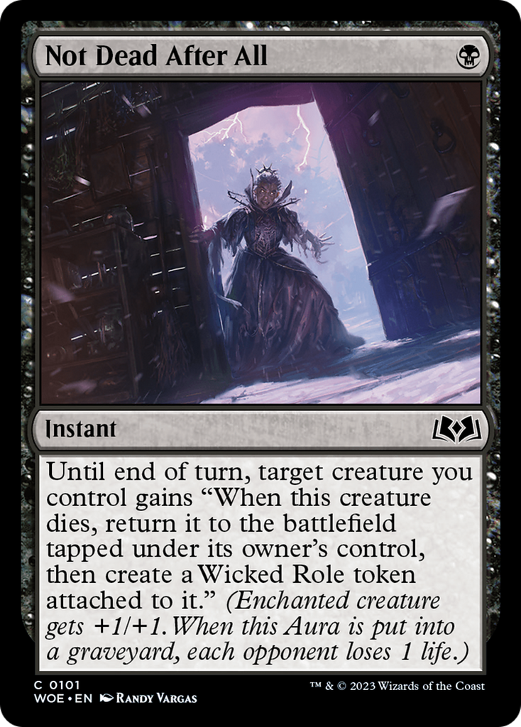 Magic: The Gathering - Not Dead After All Foil - Wilds of Eldraine