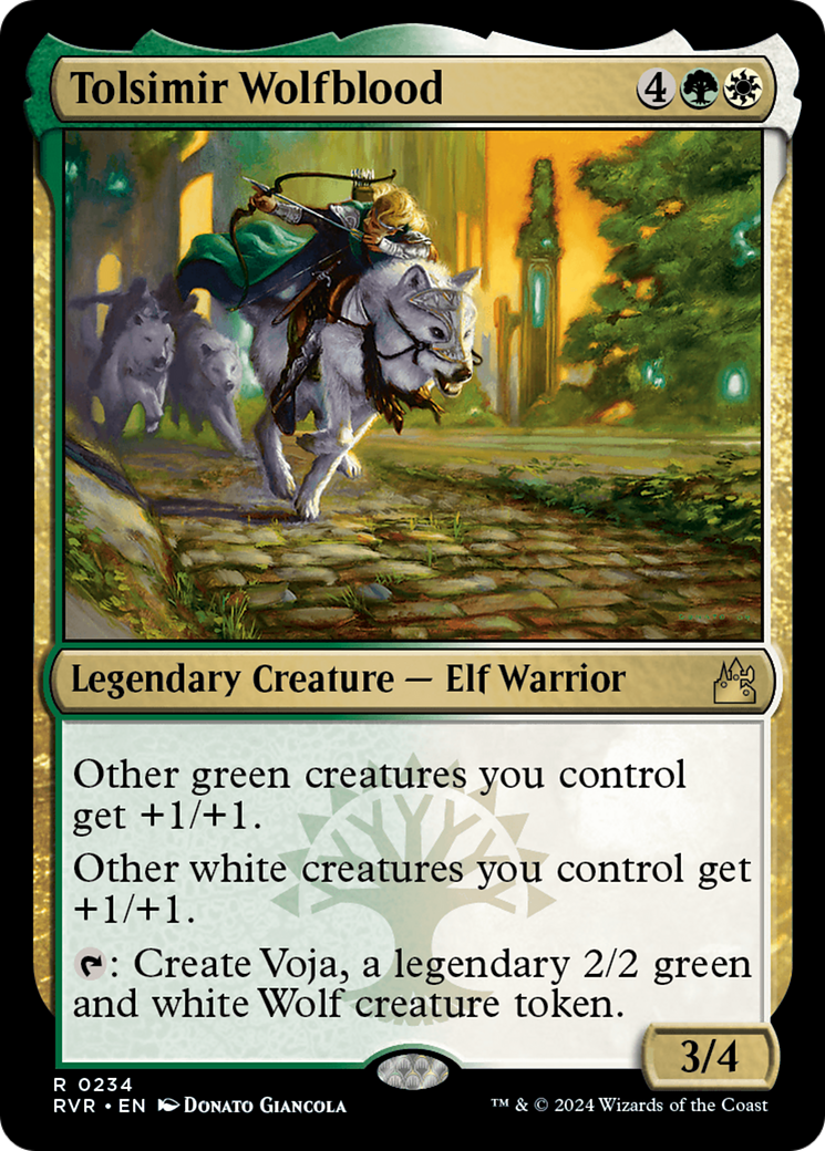 Magic: The Gathering - Tolsimir Wolfblood - Ravnica Remastered