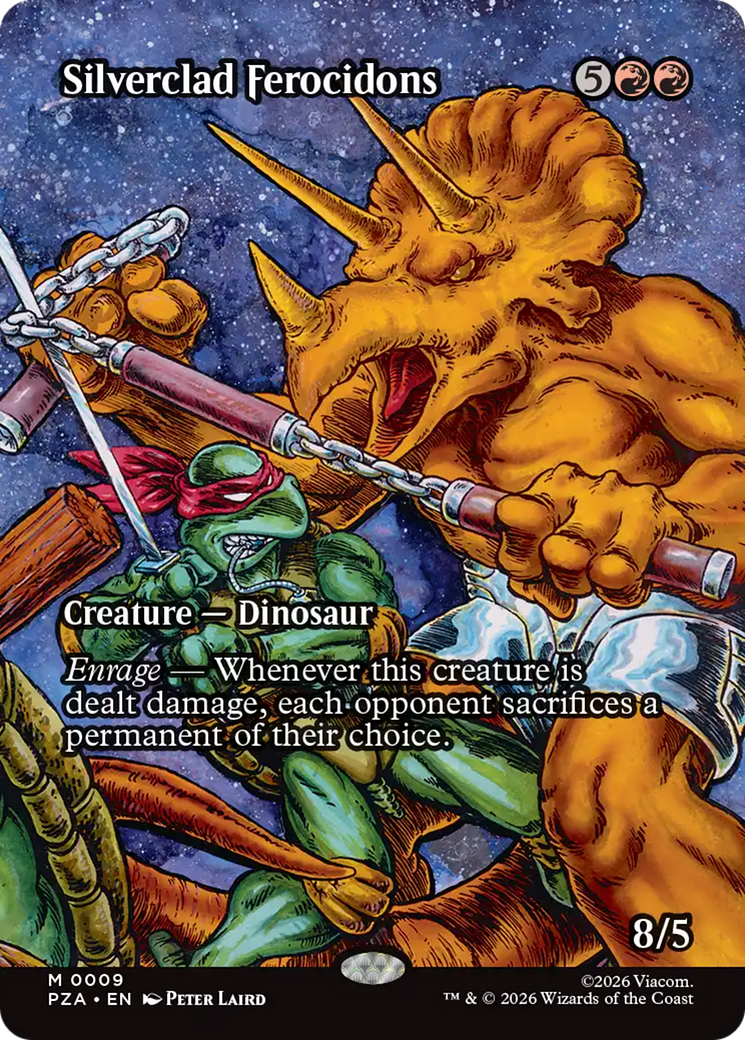 Magic: The Gathering - Silverclad Ferocidons Foil - Teenage Mutant Ninja Turtles Source Material