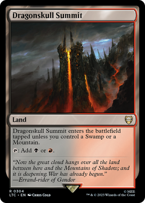 Magic: The Gathering - Dragonskull Summit - Tales of Middle-earth Commander